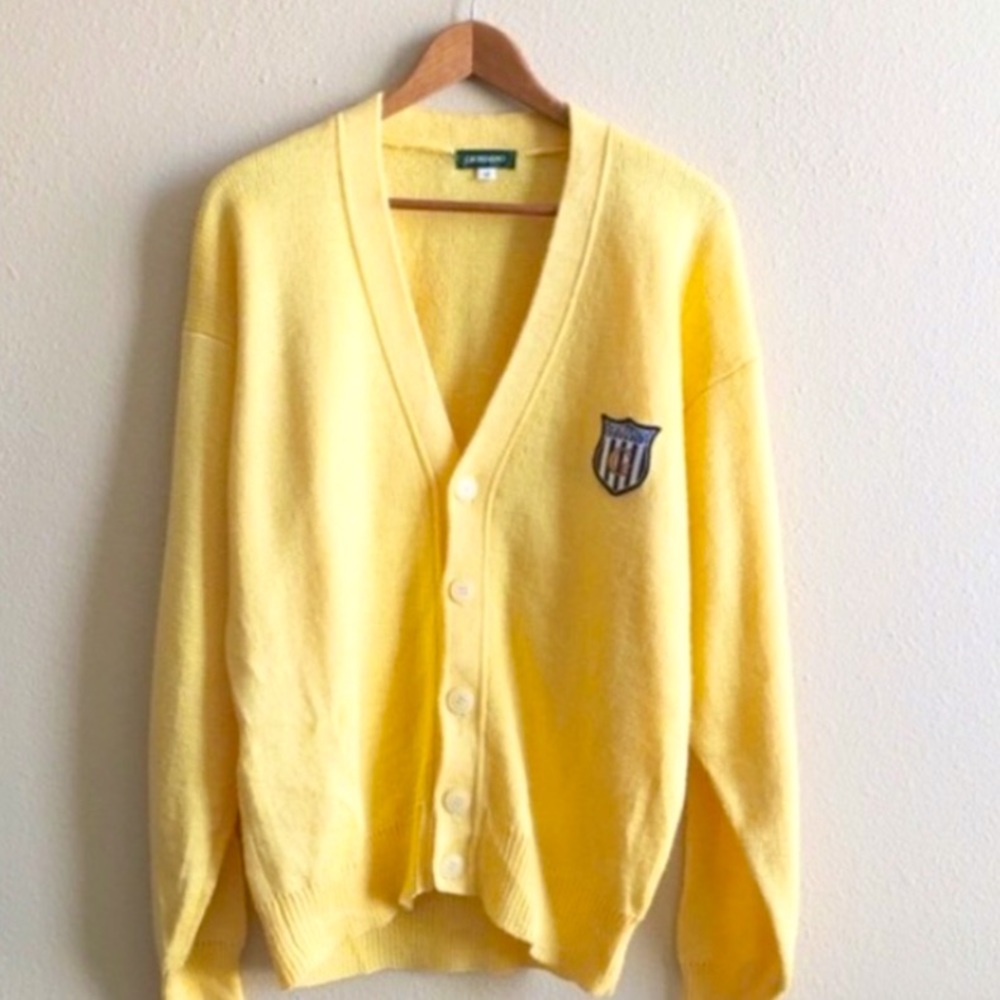 Retro Yellow Varsity Jacket